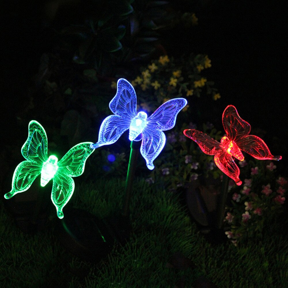 Animaux solaire Papillon de Cristal