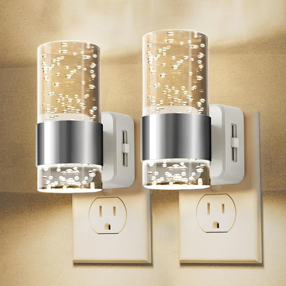 Plug-in Night Light Acrylic Bubble Style