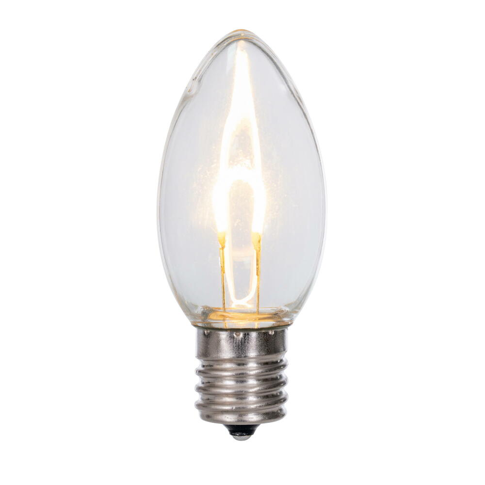 Smooth C9 Filament Bulbs - Arched and Straight