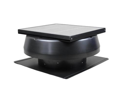 ILG8SF301 - iLIVING HYBRID Ready Smart Exhaust Solar Roof Attic Exhaust Fan. 14. 40-Watt. Black. Round. 15-Year Warranty. Cools up to 2900 sq ft
