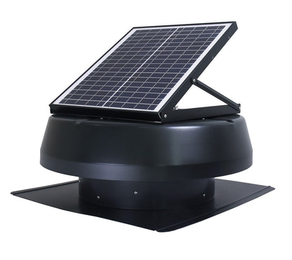ILG8SF301A - iLiving HYBRID Smart Exhaust Solar Roof Attic Exhaust Fan. 14. 40-Watt. Black. 15-Year Warranty