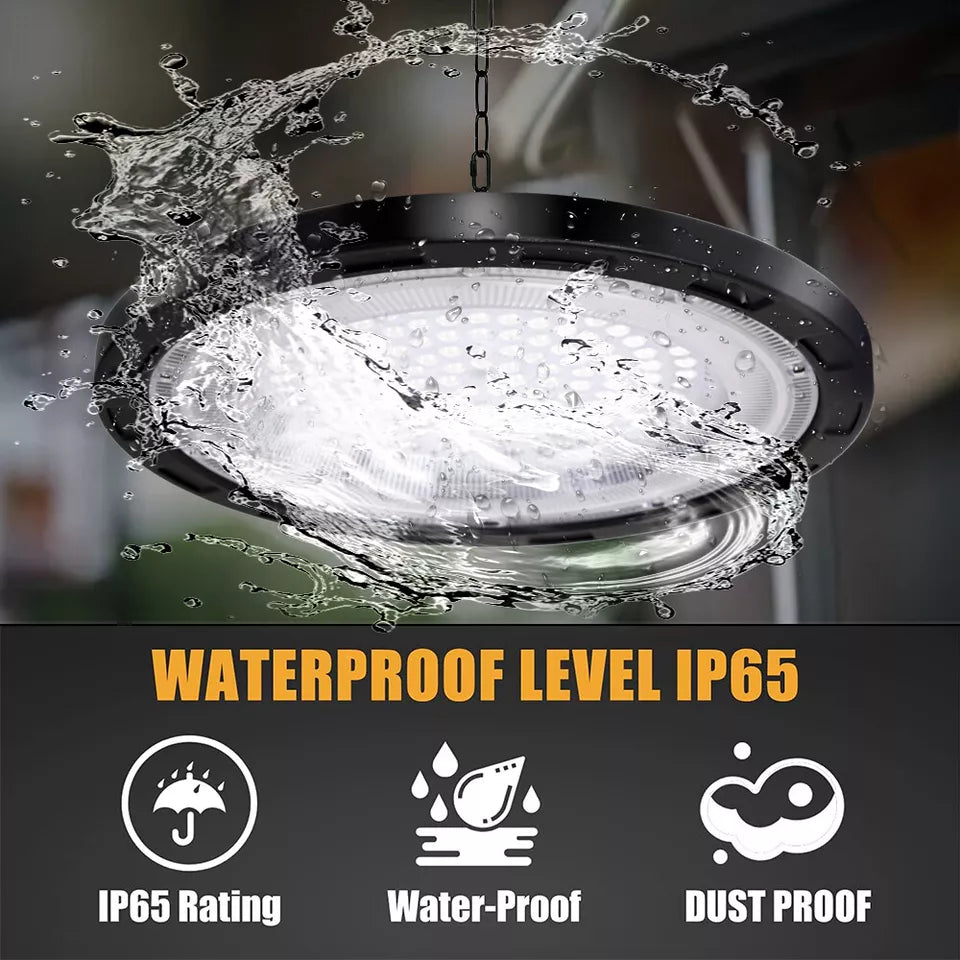 6x 500W UFO LED High Bay Light Industrial Warehouse Factory Workshop Lights