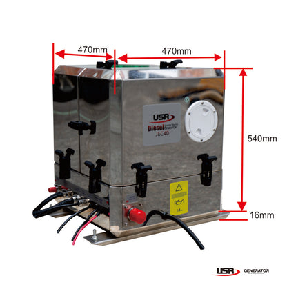 USR PMG Marine Generator JEC40 4kVA