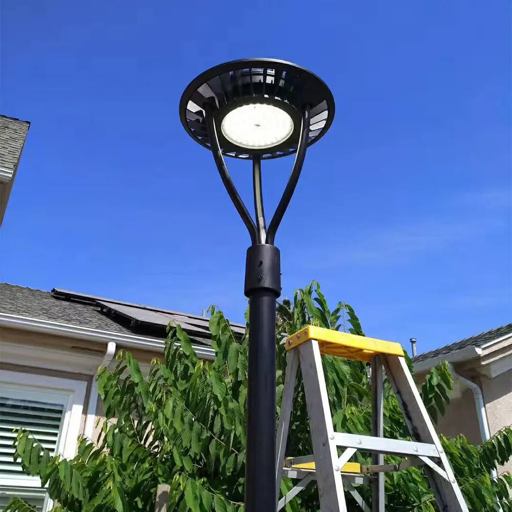 Commercial LED Post Top Light. 80W/100W/120W/150W Selectable. 3CCT Tunable. Photocell Included. IP65 Rated