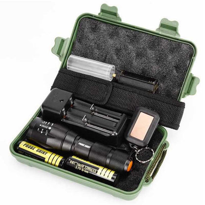 10W XML-T6 Flashlight Kit Torch Lights
