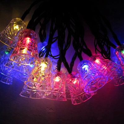 Guirlande Solaire 20 Cloche de Noel Blanche