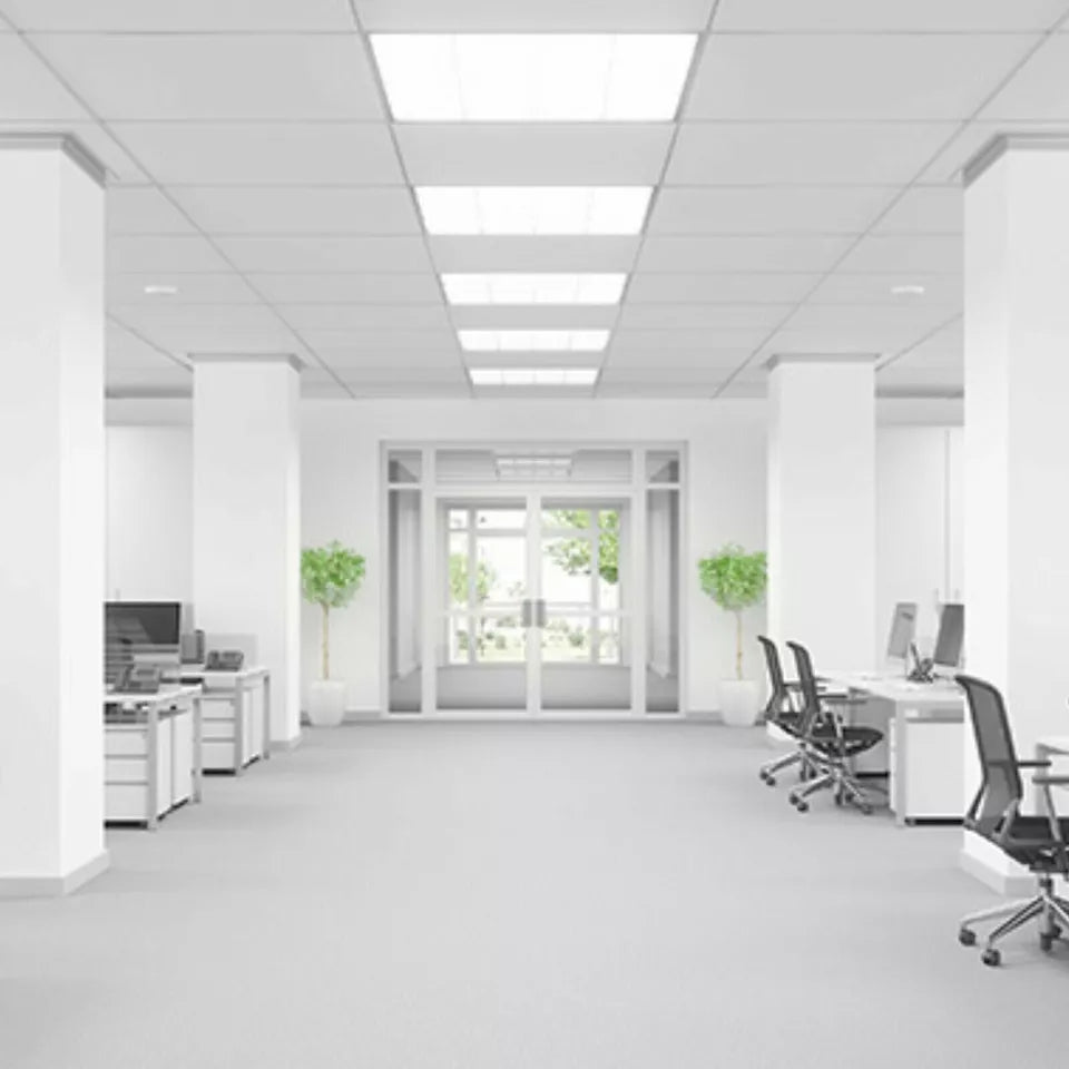 70W LED Recessed Ceiling Light Panel 600x600mm. 6500K Cool White. Ultra-Slim Design for Bedroom Lighting