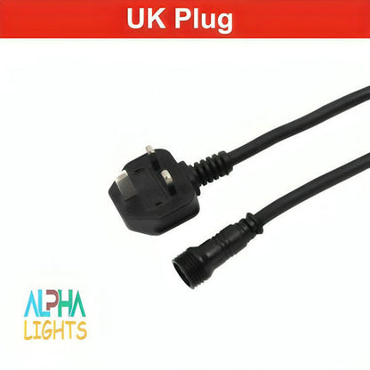 48FT Outdoor LED String Lights. S14 Festoon Lights with 15 E27 Sockets. IP65 Waterproof. 2700K Warm White for Garden. Patio. Party