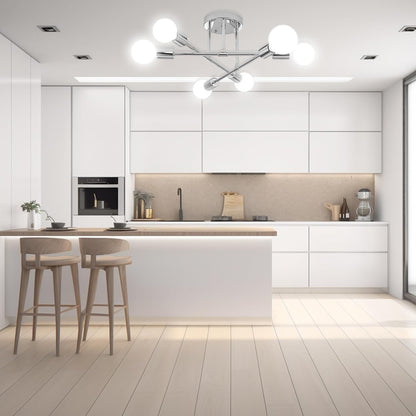 Clerance Sale - Modern Ceiling Light. 6 Lights Chandelier Ceiling Light for Living Room. Bedroom. Kitchen
