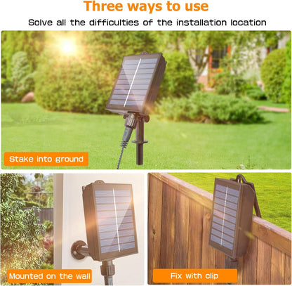 9M Solar Festoon Lights. 20 Bulbs. Remote Control