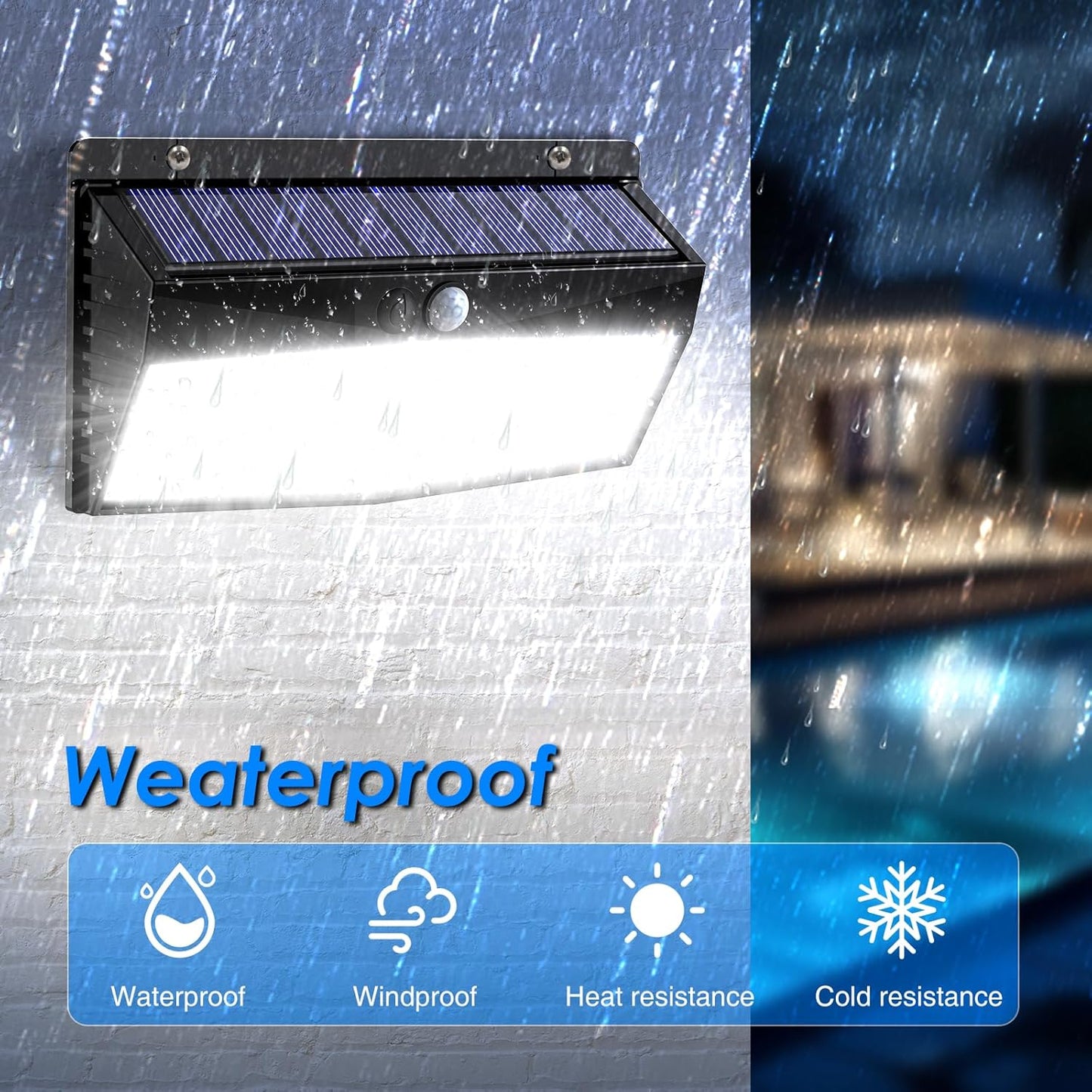 2-Pack Solar Motion Sensor Lights