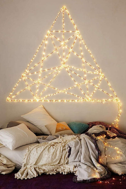 20M 200 LED Fairy String Lights – USB. Remote. 8 Modes. Warm White
