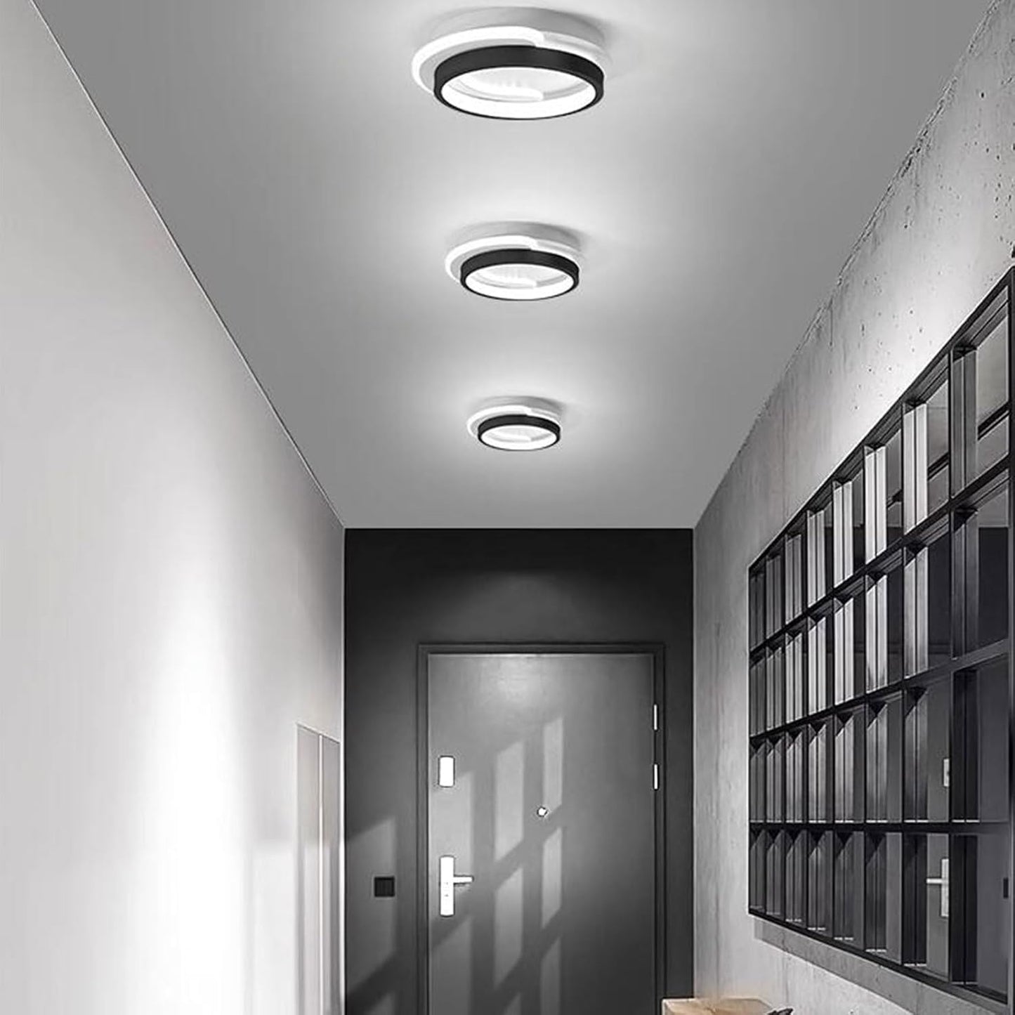 Clerance Sale - Ceiling Lighting Modern Round Aluminum Ceiling Light 3-Color Dimming Led Small Ceiling Lamp Close To Ceiling Light Fixtures