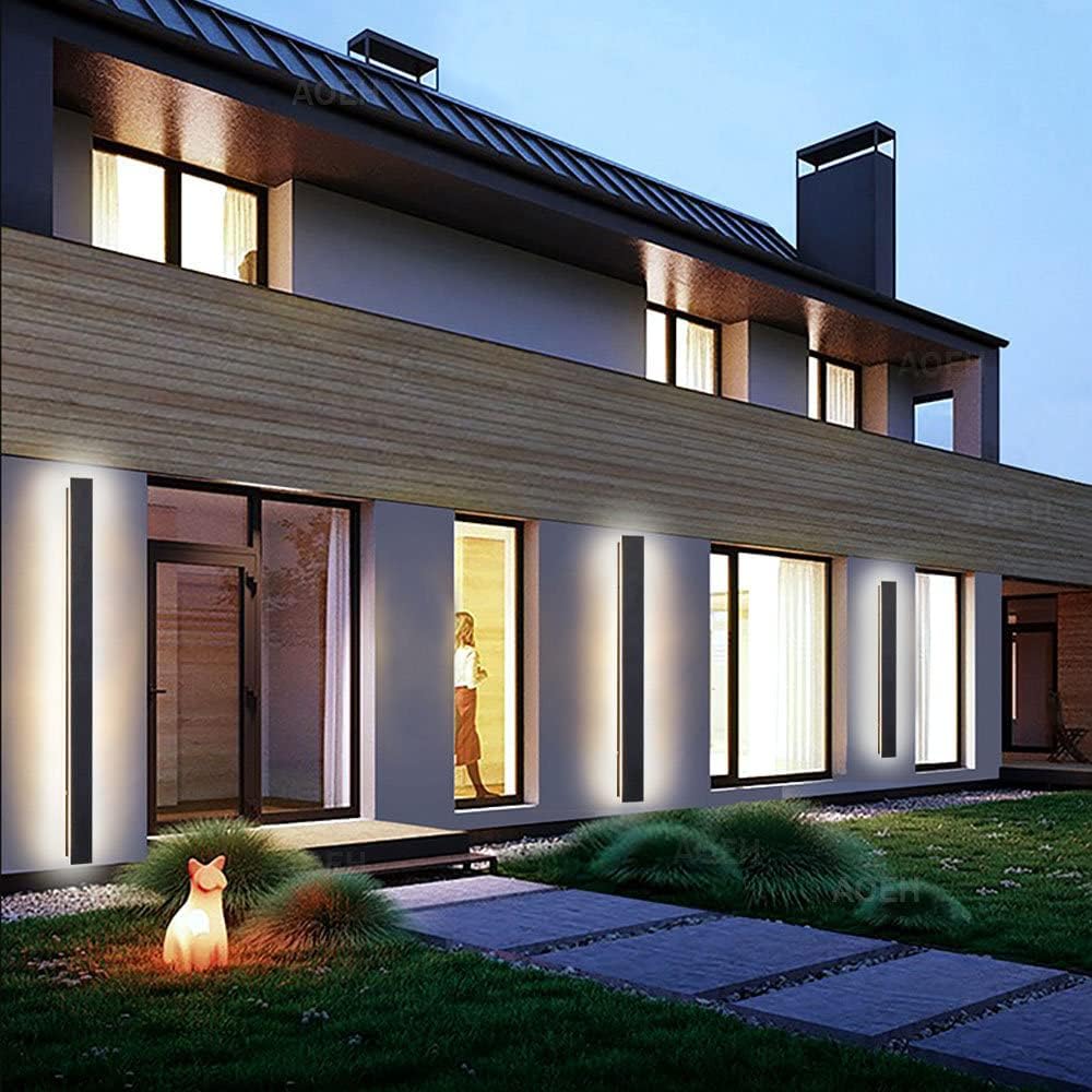 Modern Indoor Outdoor LED Wall Light