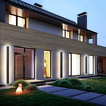 Modern Indoor Outdoor LED Wall Light