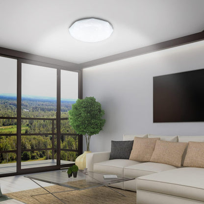 Clerance Sale - 18W Diamond Style flush LED Ceiling Light