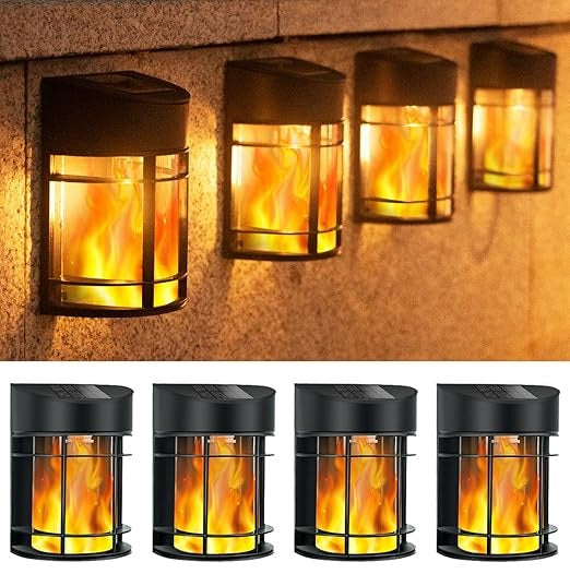 Solar Fence Garden Lights