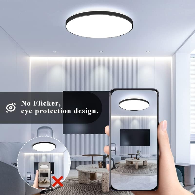 Clerance Sale - Modern Bedroom Ceiling Light 18W 1500lm Dome Flush Mount Waterproof IP54 Small