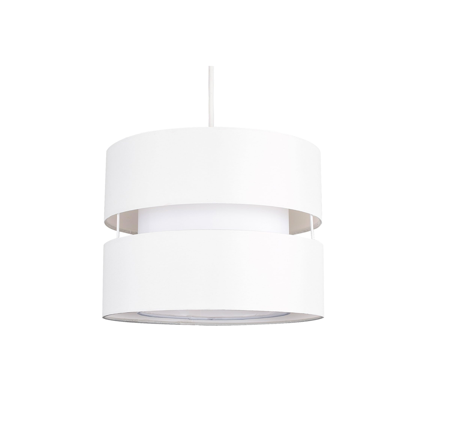 Modern 2 Tier Ceiling Light Shade in a Grey Finish | Pendant Lights. Home Décor & Improvement Essential