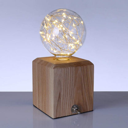 G95 LED Globe Fairy Light Bulb. E27 Edison Decorative Bulb [2 Pack]