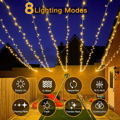 40M Fairy Lights – 400 LEDs. Waterproof. Timer. Dimmable