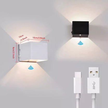 Modern Indoor LED Wall Lamp – Warm White Light. Wall Mounted. IP44 Rated