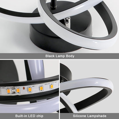 Modern LED Ceiling Light. Stylish Chandelier