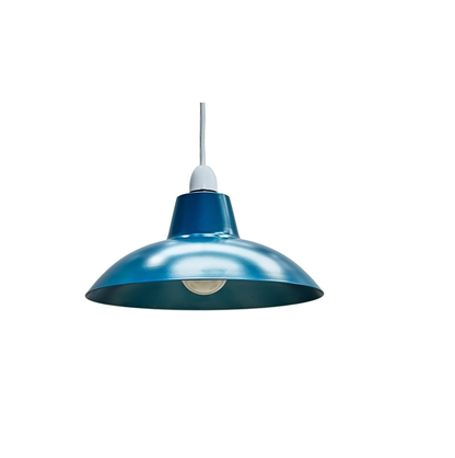 Retro-Style Matte Black Metal Ceiling Light Shade | Pendant Lighting. Home Décor & Home Improvement Essential