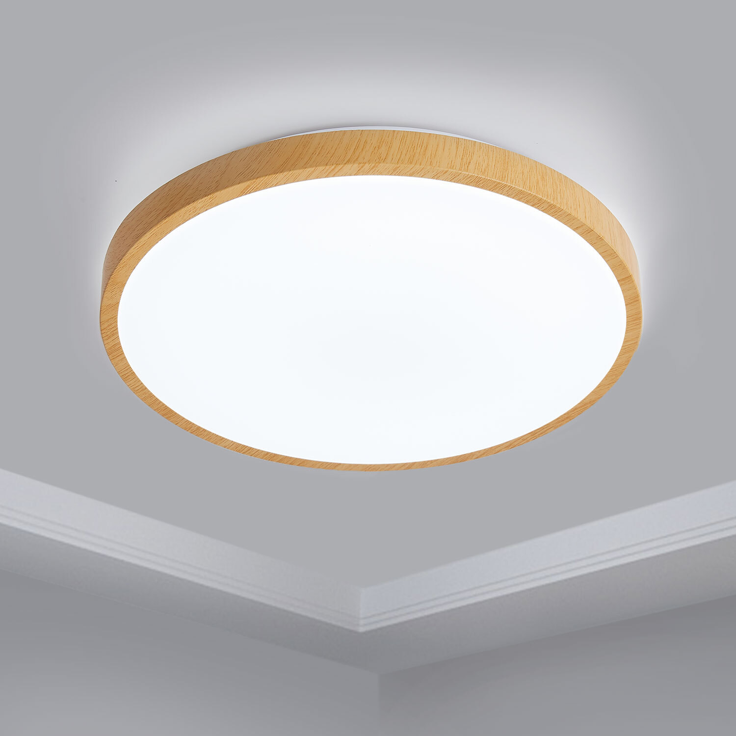 Modern Round LED Ceiling Light – 12W/18W. Cool White