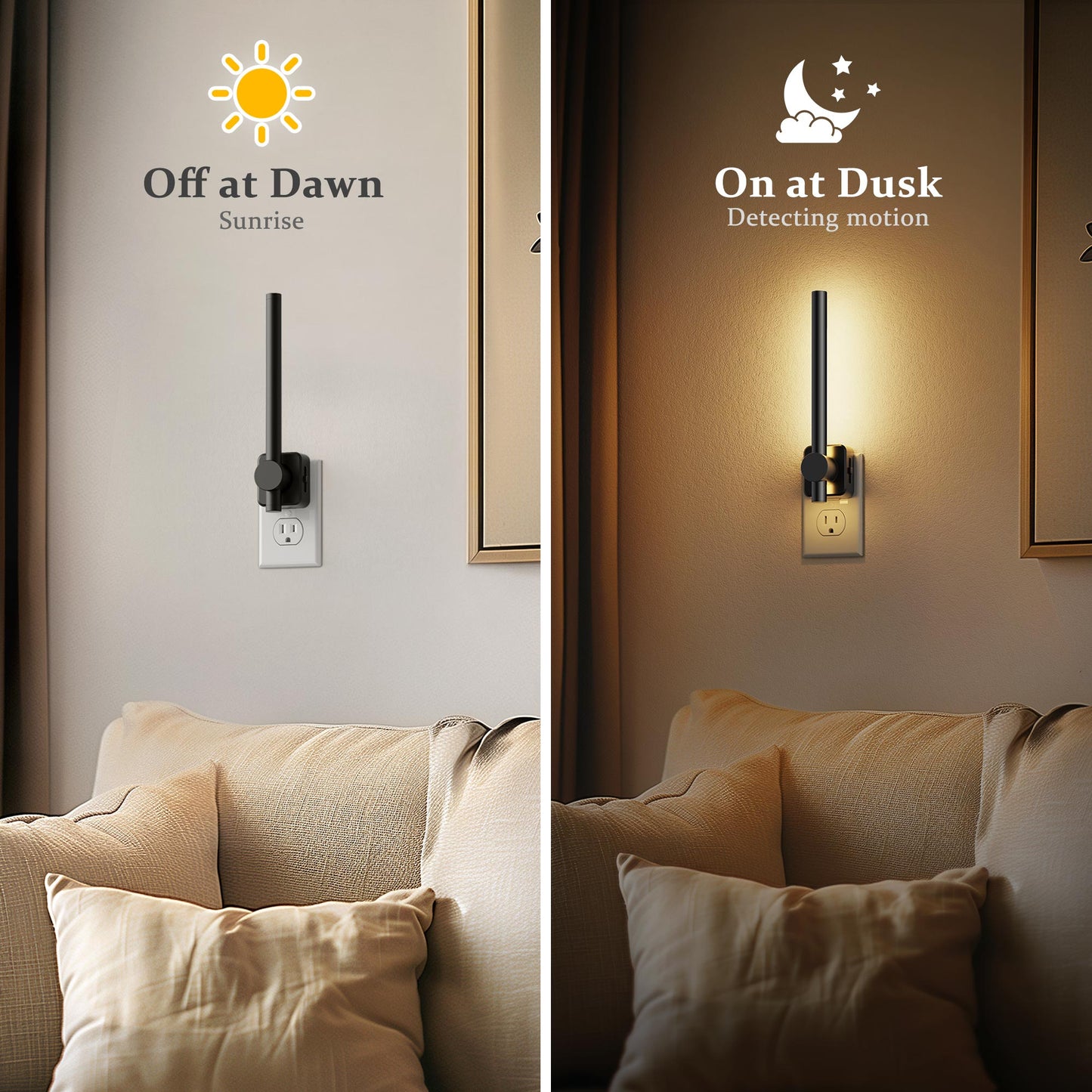 Plug-in Night Light Linear Design