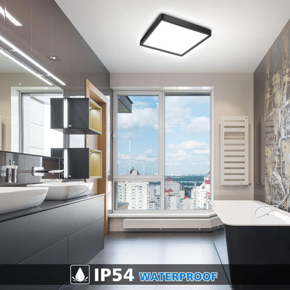 24W LED Ceiling Light. Flush Mount. IP54 Waterproof Fixture