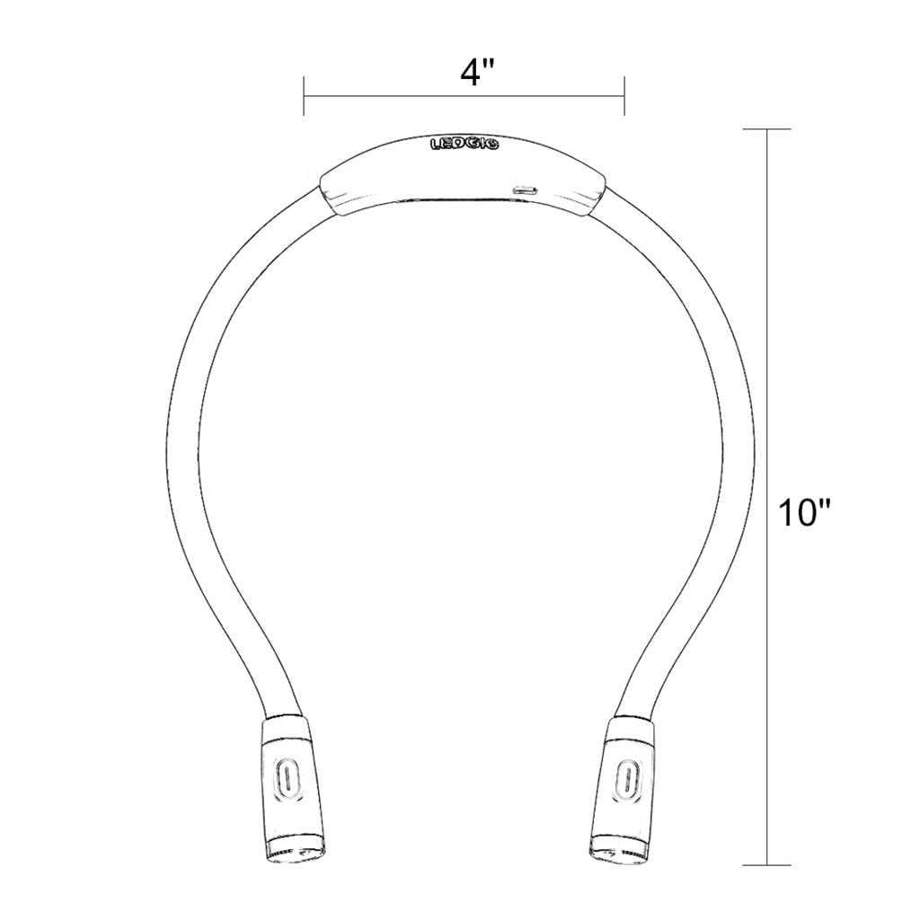Rechargeable Neck Book Light LED Reading Lamp