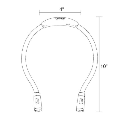 Rechargeable Neck Book Light LED Reading Lamp