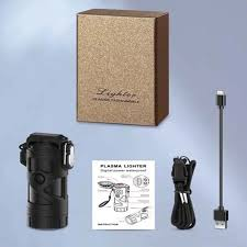 Waterproof Electric Lighter With LED Flashlight