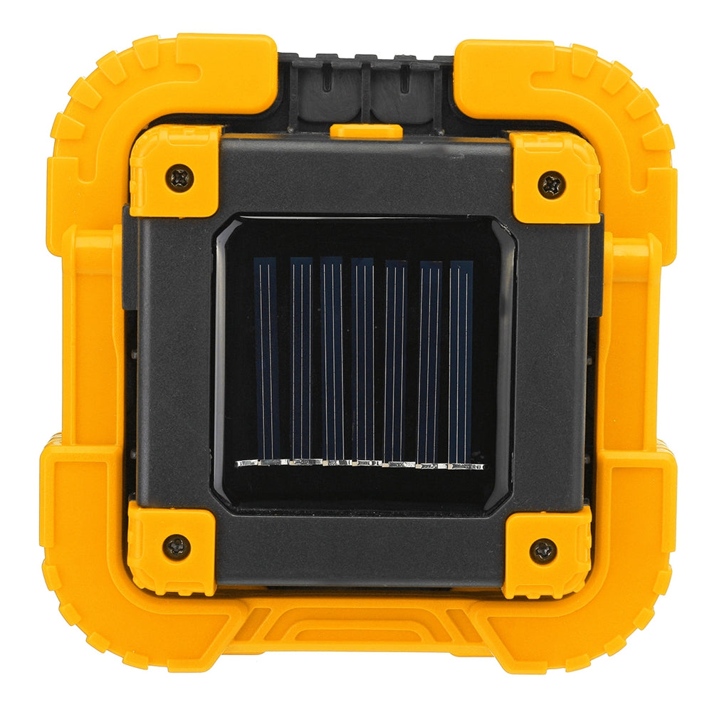 100W USB Solar LED Work Light Rechargeable Emergency Flood Lamp