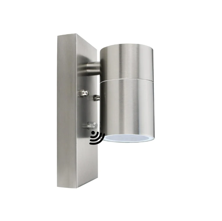 Modern Stainless Steel Outdoor Garden Wall Down Light. GU10 Base