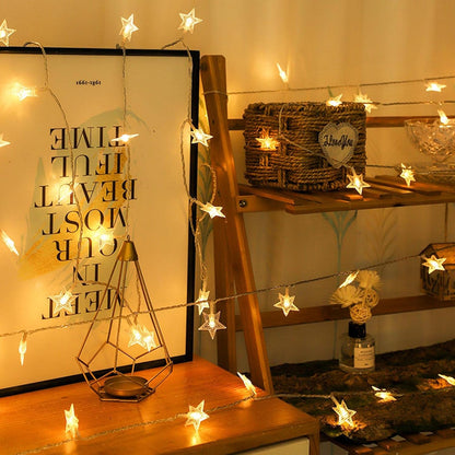 Clerance Sale -LED String Lights. Mains Powered 20 LED Star Christmas Lights with Remote Control 300cm. 8 Modes Fairy Lights for Girls Bedroom. Xmas Lights for Christmas Decoration Indoor Outdoor