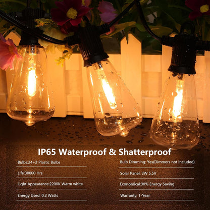 Solar Festoon String Lights