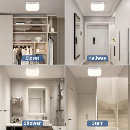 Rechargeable Motion Sensor Ceiling Light. 500LM. Waterproof LED