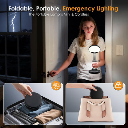 Rechargeable LED Desk Lamp. Dimmable Touch Control Light