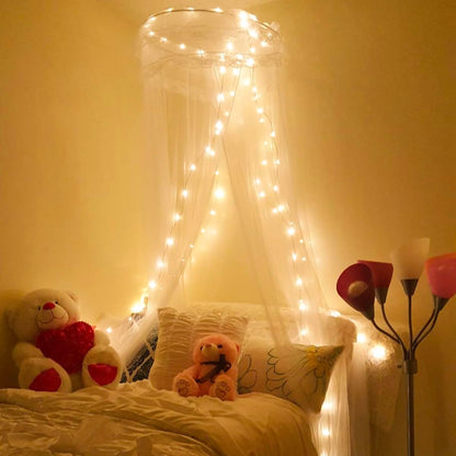 10M Plug-In Copper Fairy Lights – Warm White. Waterproof