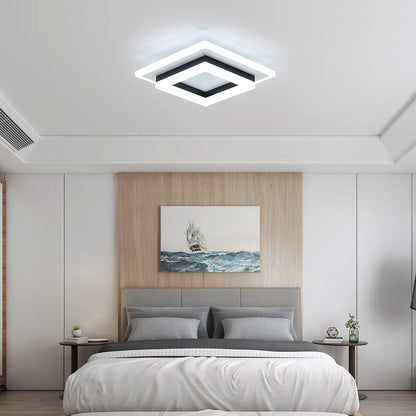 Ceiling Light. 24W Modern Ceiling Lamp. LED Ceiling Lights for Bedroom Hallway Office Kitchen Living Room. Cold White