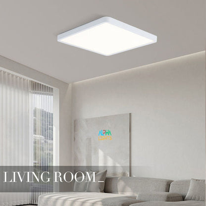 18W LED Ceiling Light 12 inch Square. 6500K Cold Light Super Bright Ceiling Lights