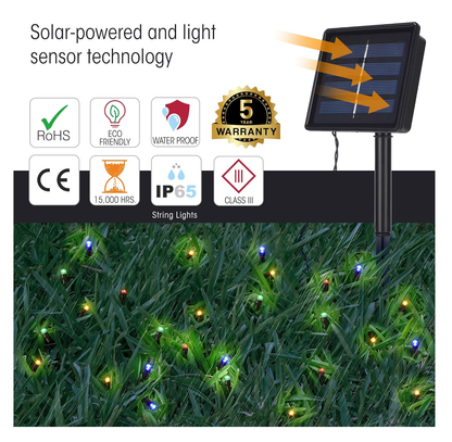 200 LED Solar Fairy lights