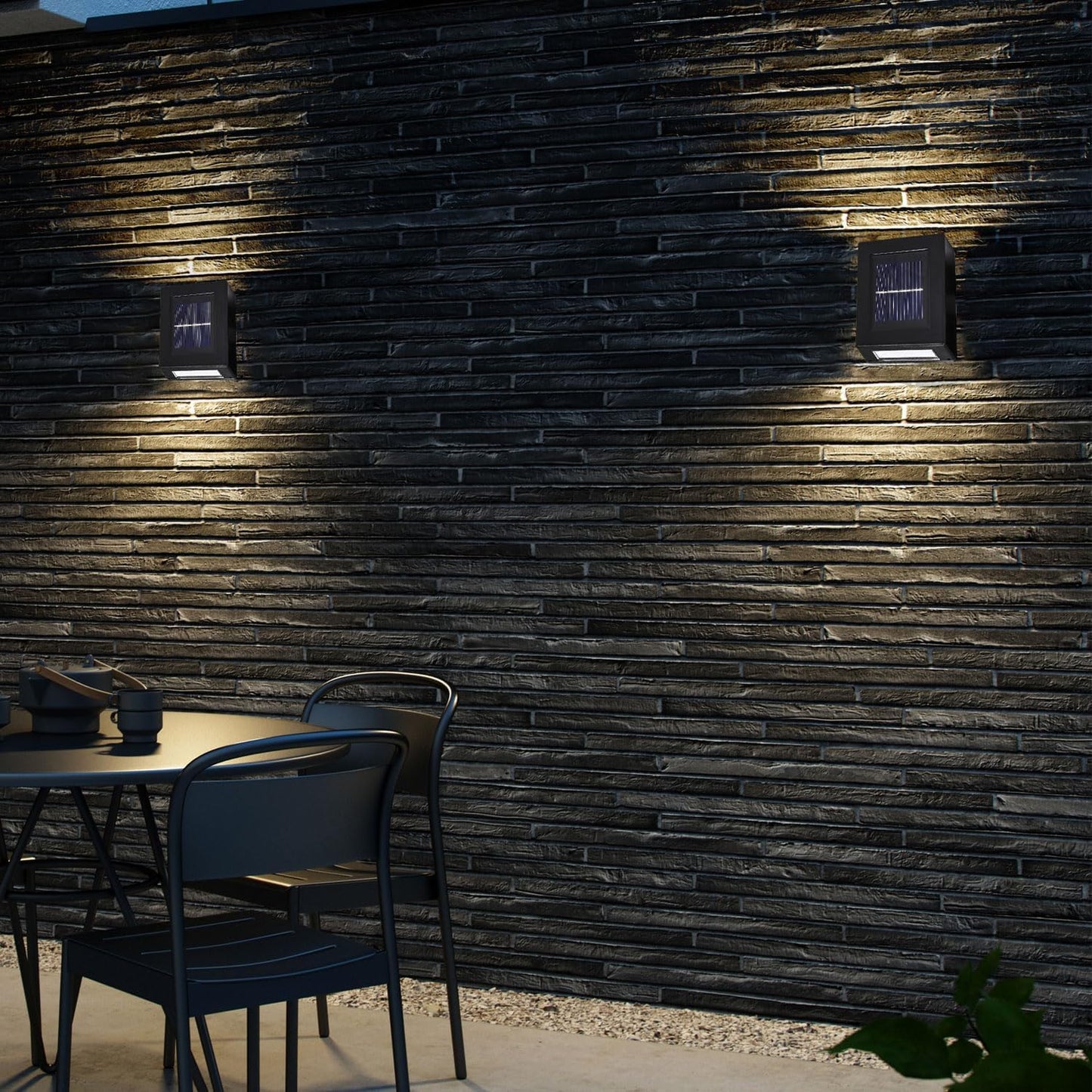 4 Pack Solar Wall Lights