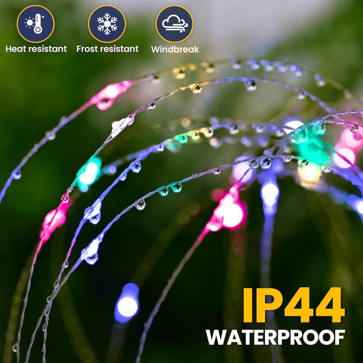 Solar Firework Lights 120LED – 2 Pack