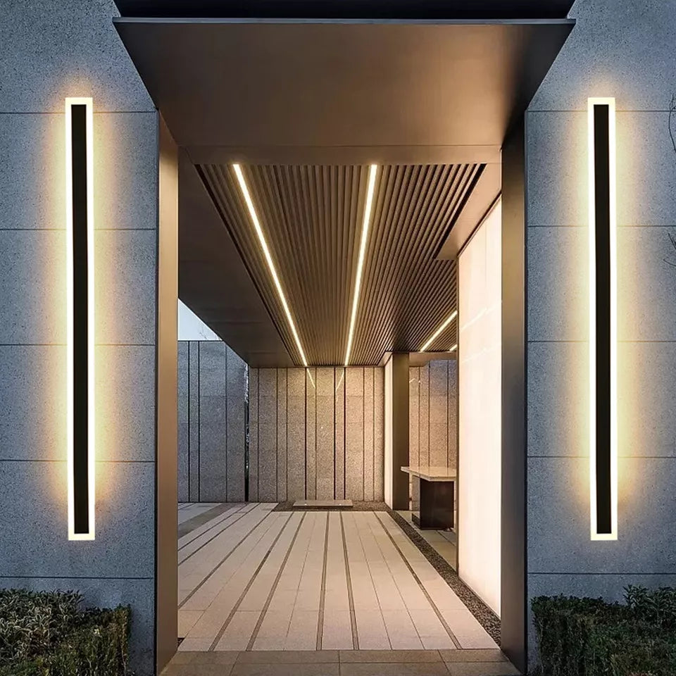 Modern LED Wall Light Sconce – Waterproof Outdoor/Indoor Long Strip Lamp. Energy Saving