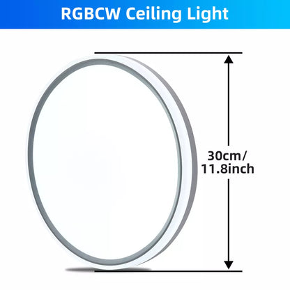 28W RGB LED Round Ceiling Light – Remote Control