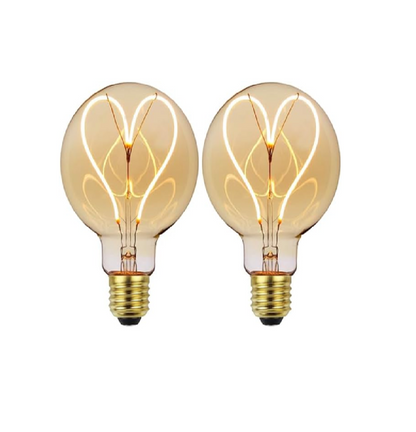 E27 LED Vintage Edison Bulb 4W Globe Spiral