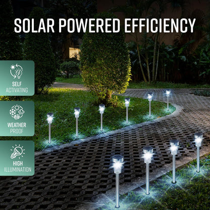 10 Pack Garden Pathway Lights